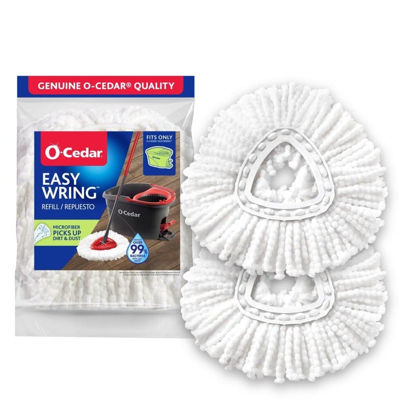 o cedar O-Cedar EasyWring Spin Mop Head Refill (Pack of 2) - Image 1
